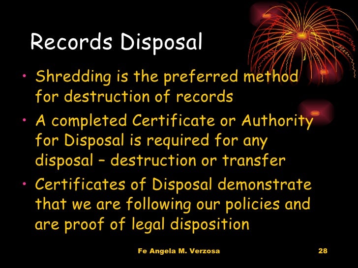 Records Retention Scheduling