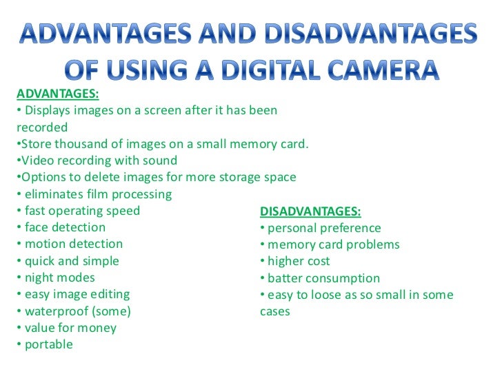 Recor presentation on slr & digital cameras