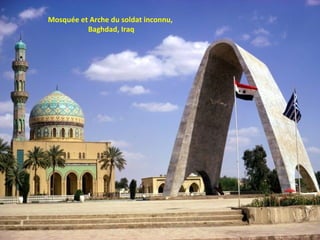Mosquée et Arche du soldat inconnu,  Baghdad, Iraq 