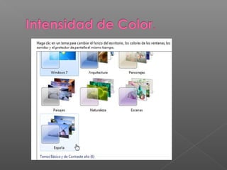 Recorrido por windows 7