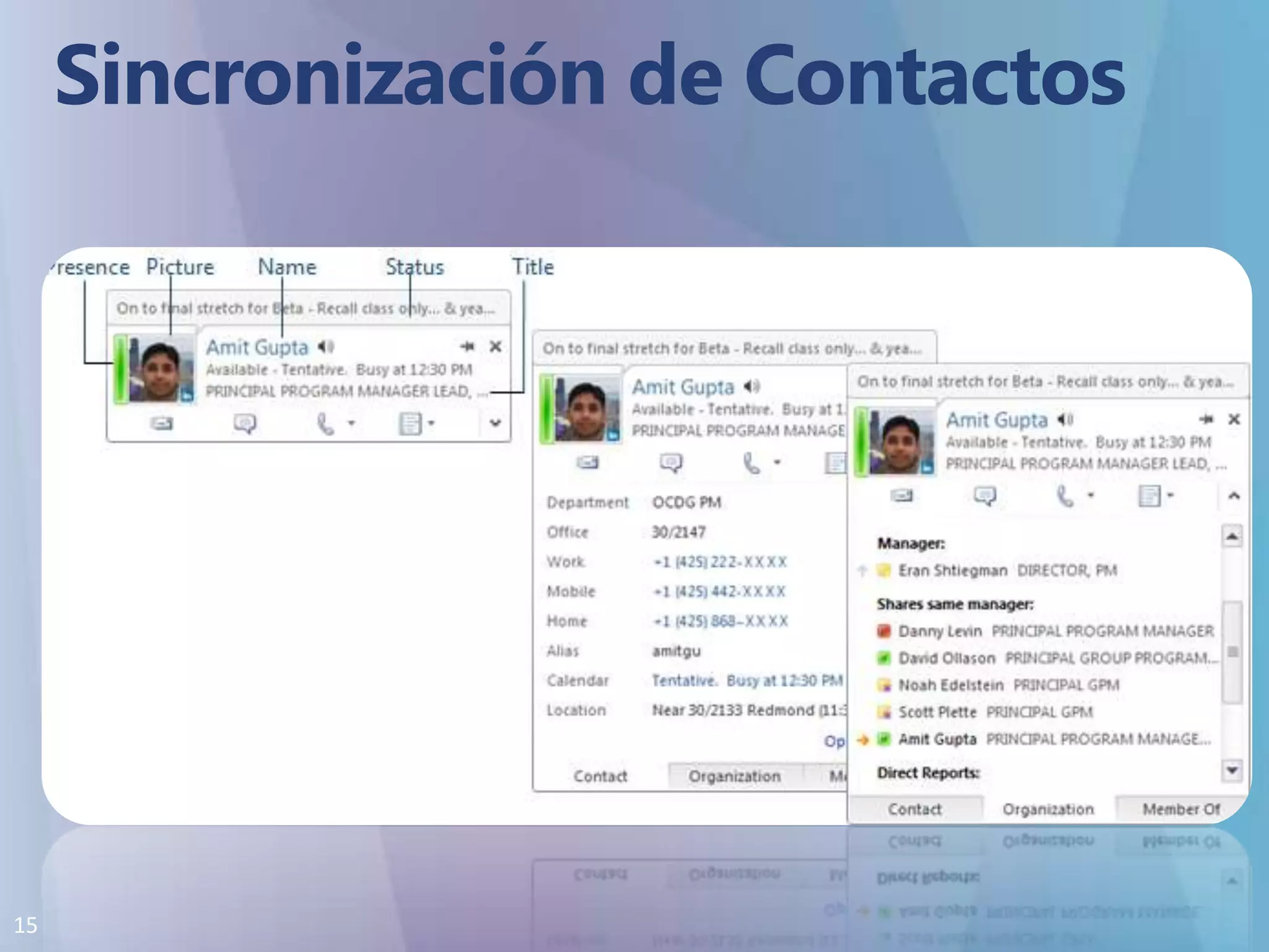 Sincronización de Contactos
