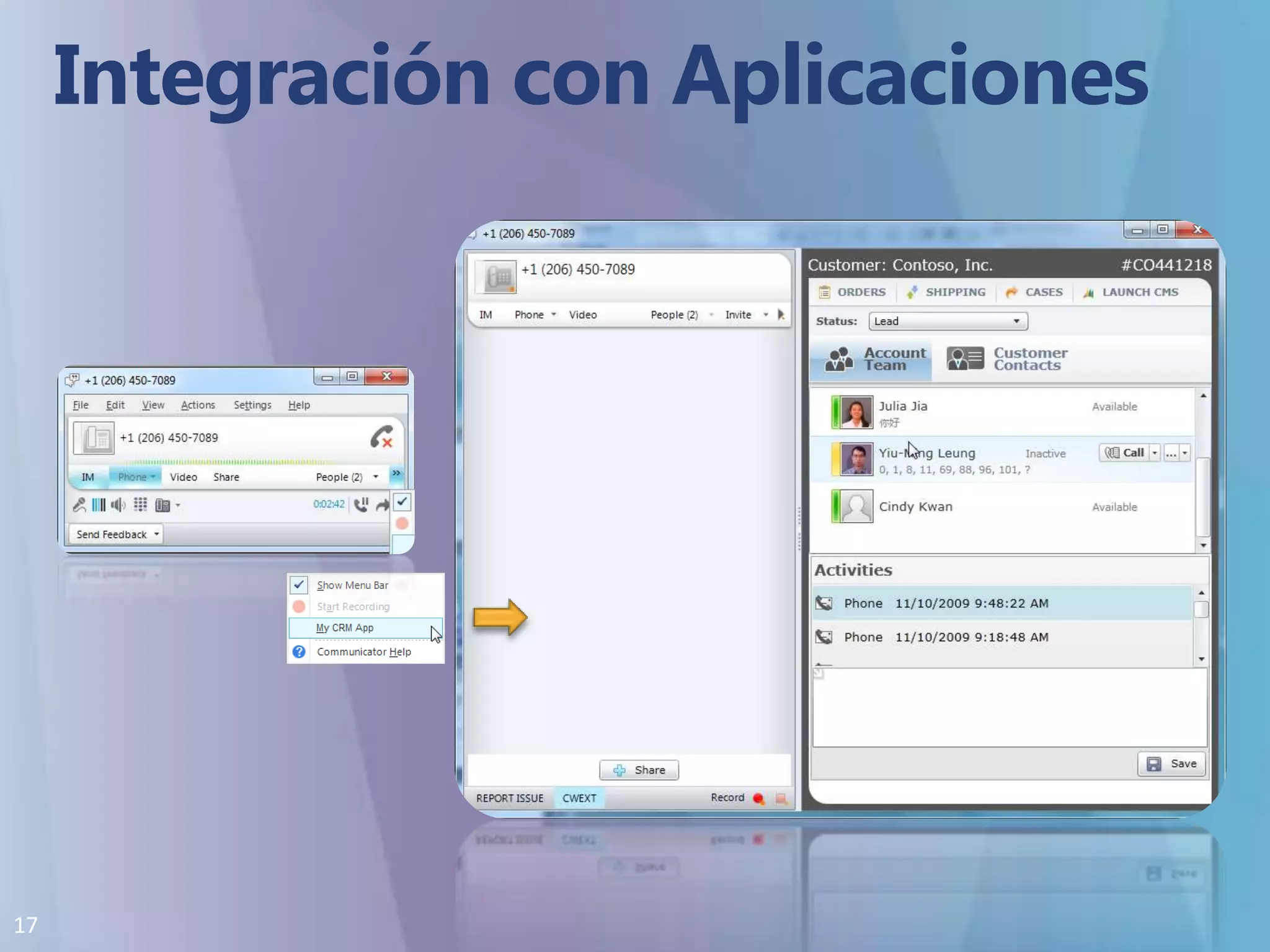 Integración con Aplicaciones 