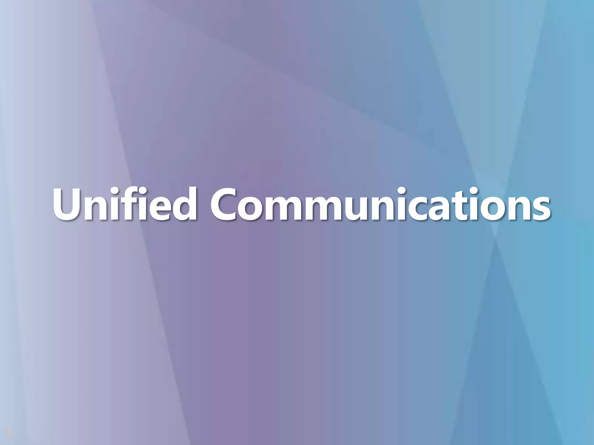 Unified Communications