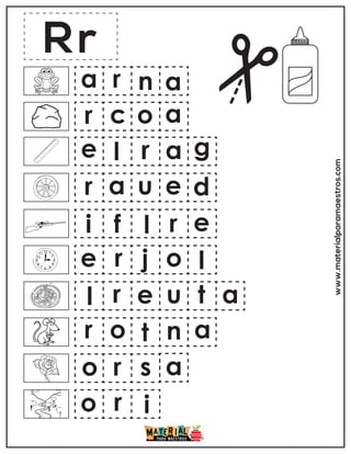 Recorta y forma la palabra | PDF