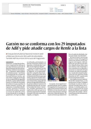 12/09/13DIARIO DE PONTEVEDRA
PONTEVEDRA
Prensa: Diaria
Tirada: 7.870 Ejemplares
Difusión: 6.806 Ejemplares
Página: 28
Sección: REGIONAL Valor: 431,00 € Área (cm2): 270,0 Ocupación: 25,85 % Documento: 1/1 Autor: Núm. Lectores: 61000
Cód:74068816
 