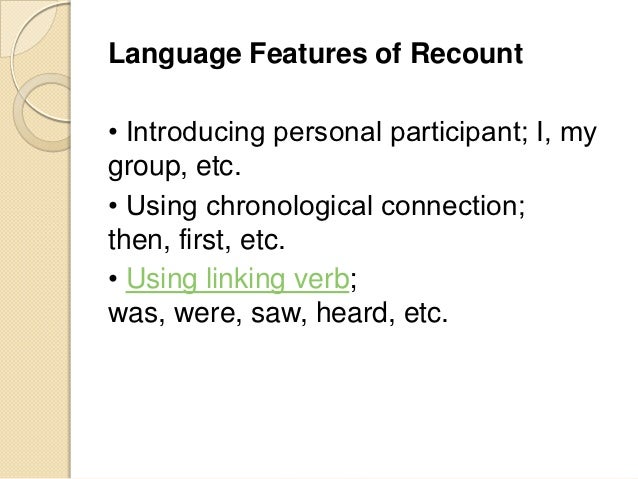 Recount Text