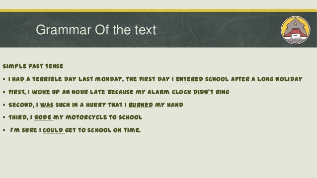 Ppt Contoh Recount Text Kelas X