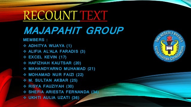 Majapahit Recount Text
