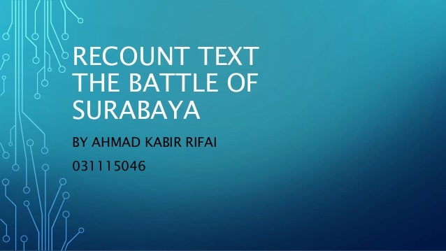 Recount Text