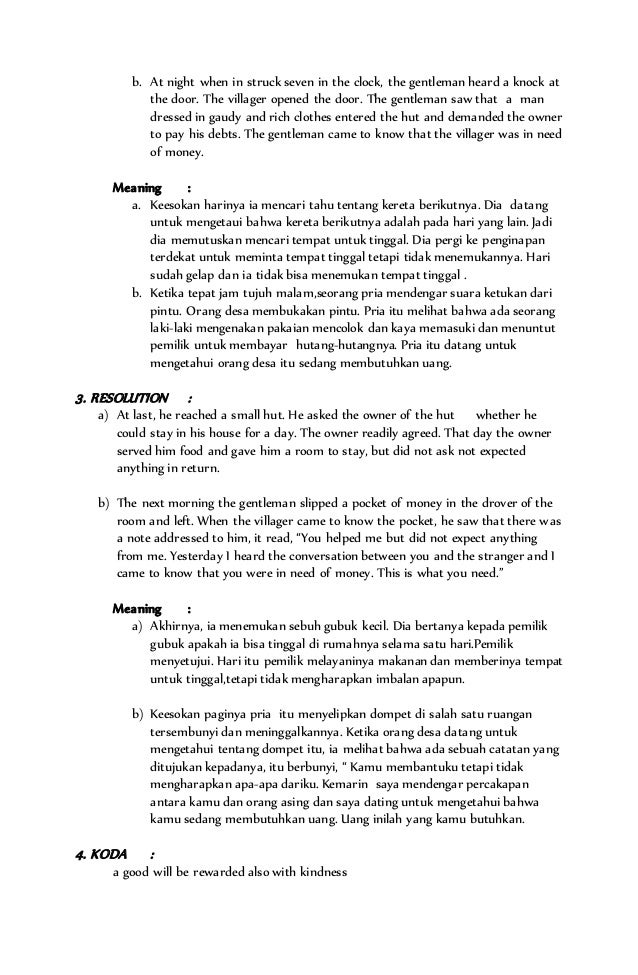 Recount text bhs. inggris