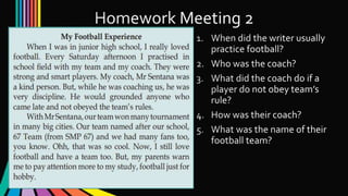 Recount text SMP kelas 8