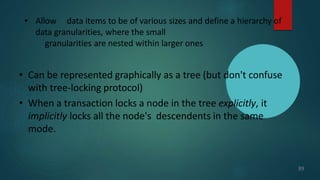 db unit 4 dbms protocols in transaction | PPTX