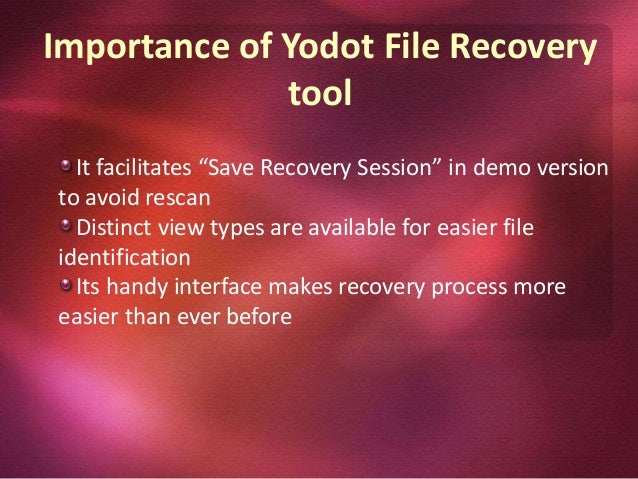 Yodot Hard Drive Recovery Key