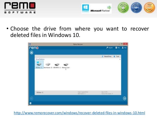 windows 10 recover deleted files