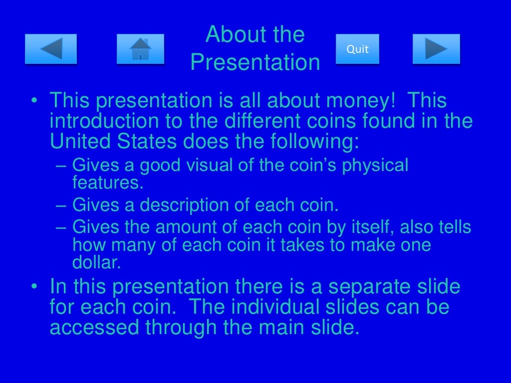 Intro To Coins Interactive Powerpoint