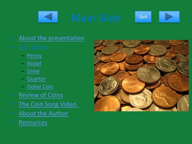 Intro To Coins Interactive Powerpoint