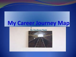 My Career Journey Map By: FarahnazNazir 