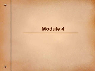 Module 4 