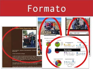 FormatoEncontros quinzenais com novos conteúdos e lições aprendidas.Colaboração online 24/7 via Blog.