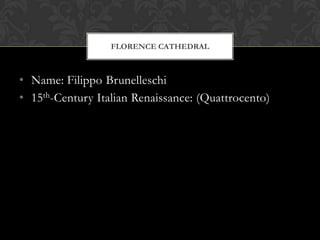 15th-Century Italian Renaissance: (Quattrocento)Gattamelata