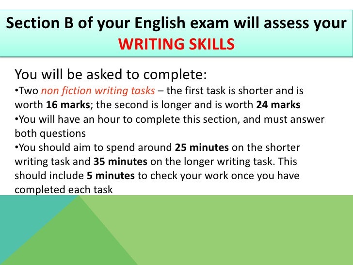 Argumentative writing examples gcse