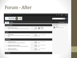Forum - After

 