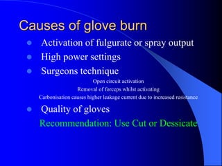 Fulgurated Electro surgery in laparoscopy | PPTX