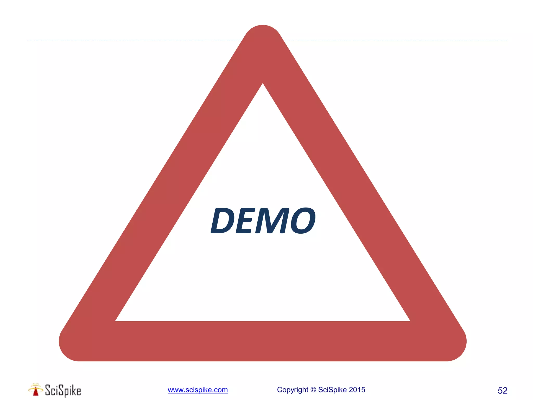 www.scispike.com Copyright © SciSpike 2015 52
DEMO
 