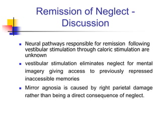 Recovering repressed visual memories and in parietal lobe syndrome ...
