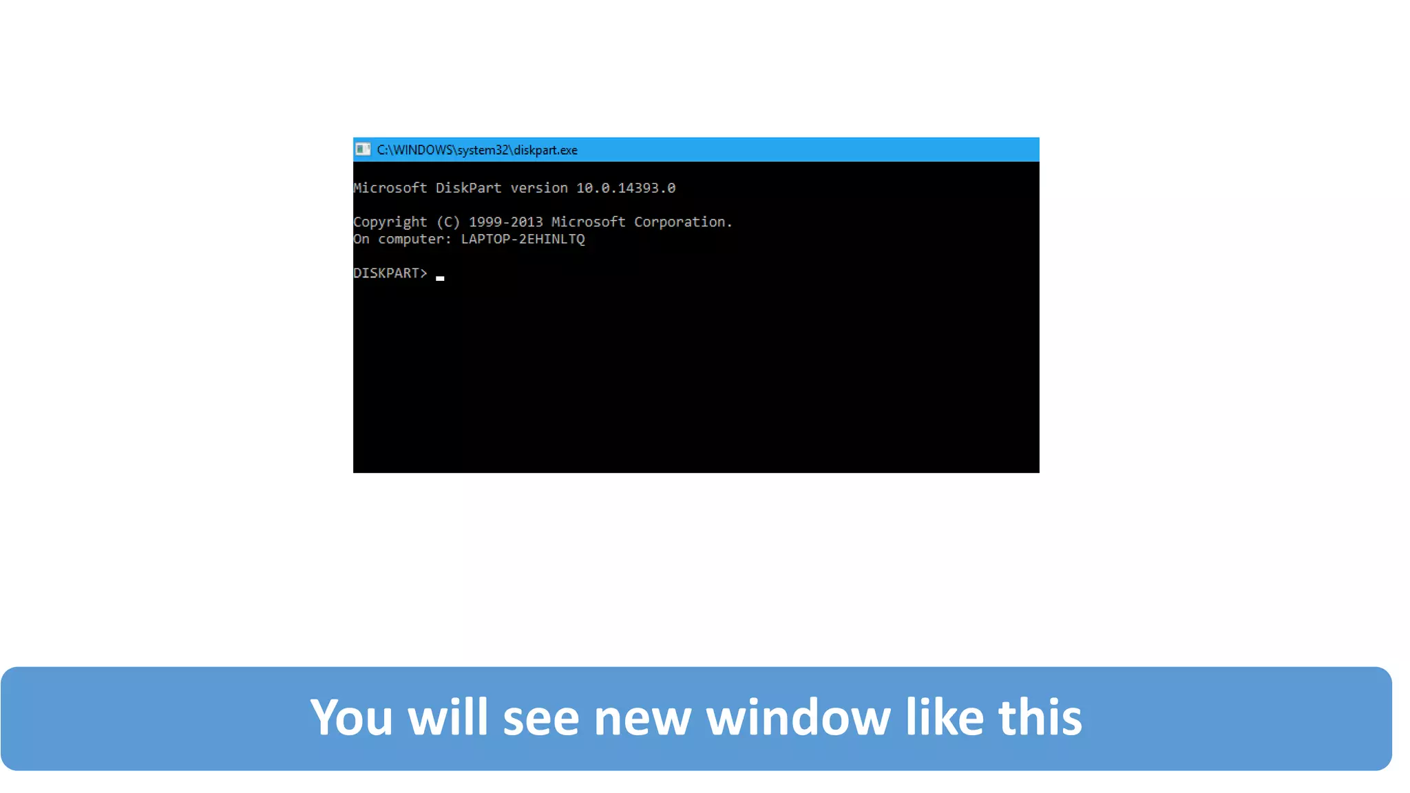 You will see new window like this
 