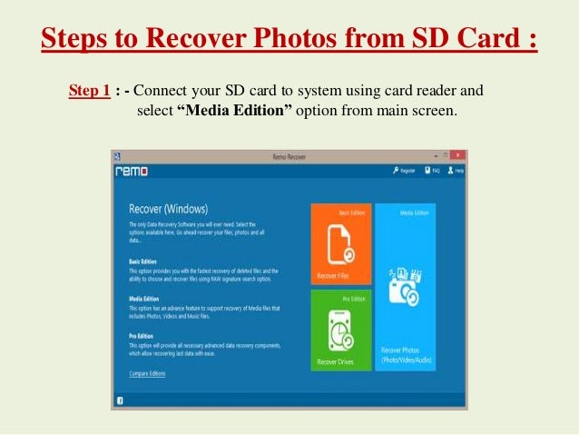 recover lost photos from sd card