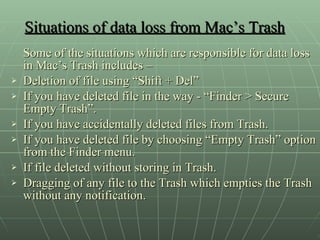 mac how to recover deleted files from trash mac how to recover deleted files from trash