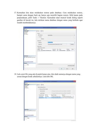 Recovery database sql server | PDF