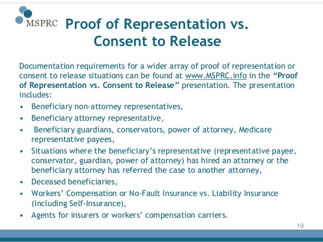 recovery process medicare medicare proof of representation form