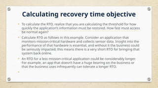 RECOVERY TIME OBJECTIVE IN ISO 22301.pptx