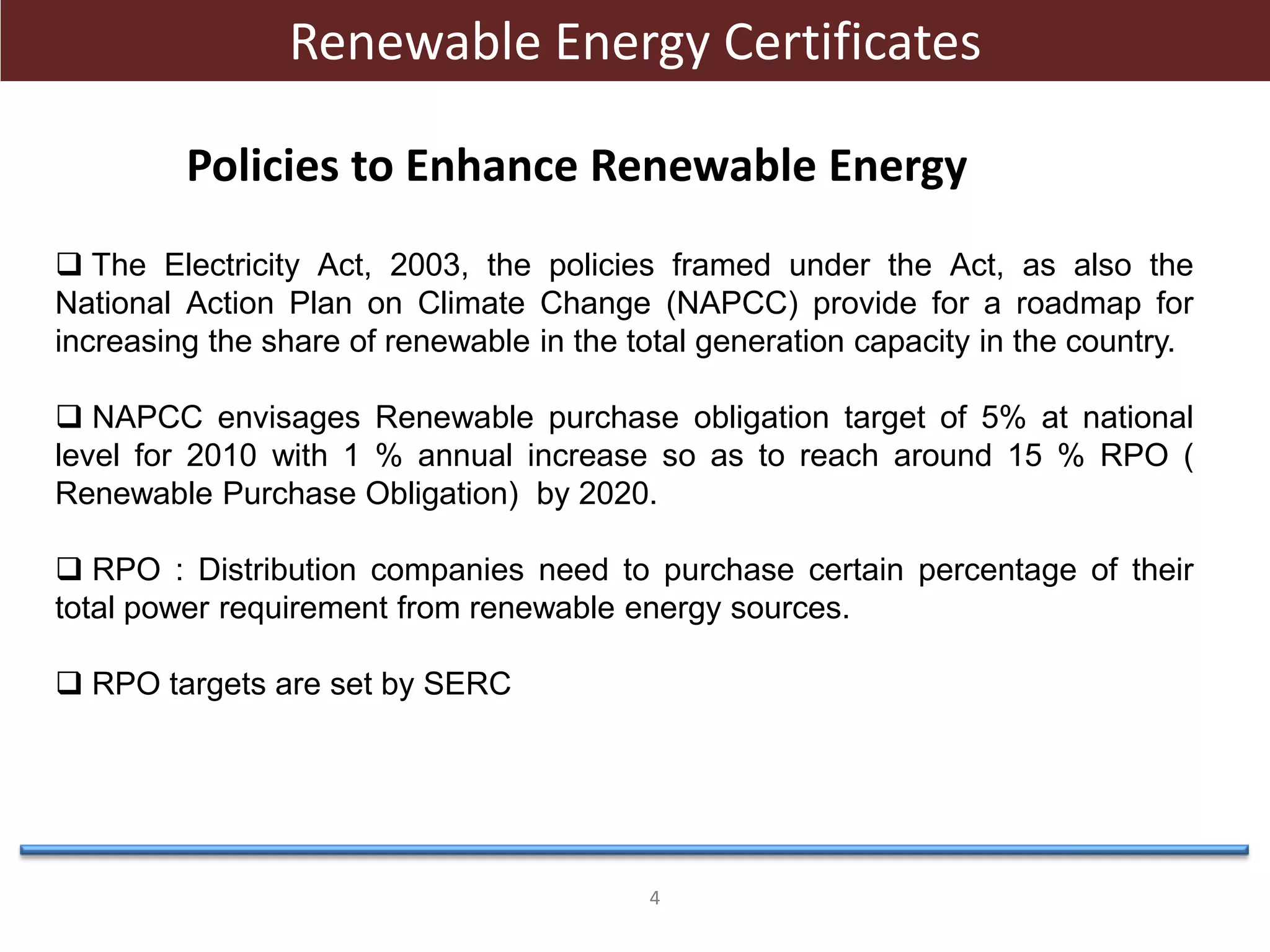 Renewable Energy Certificate | PPTX
