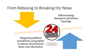 From Rebasing to Breaking the News
Differentiating
Newsprint and Online
Coverage
Integrating platform
possibilities using ...