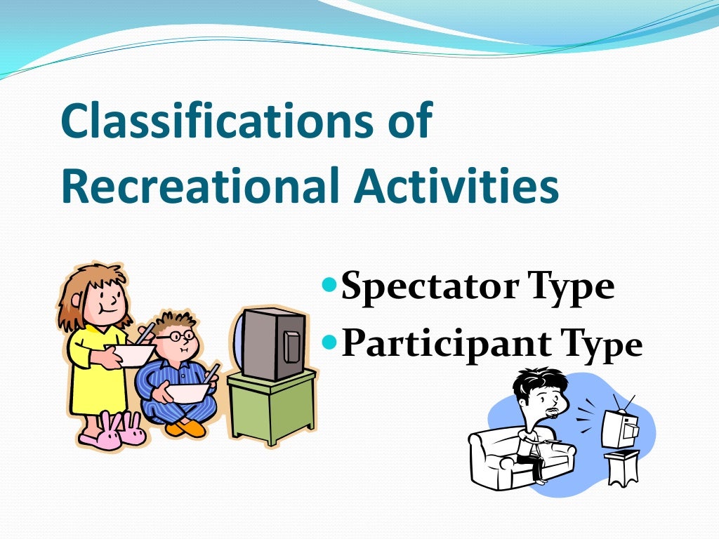 classification of recreational activities in physical education