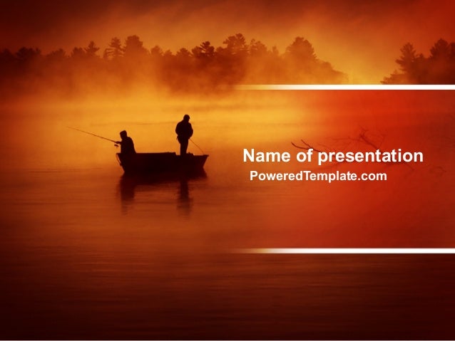 Recreational Fishing PowerPoint Template by PoweredTemplate com Recreational Fishing PowerPoint Template by PoweredTemplate com