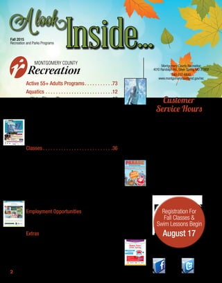 Brochure Inspiration: Spring 2016 Recreation