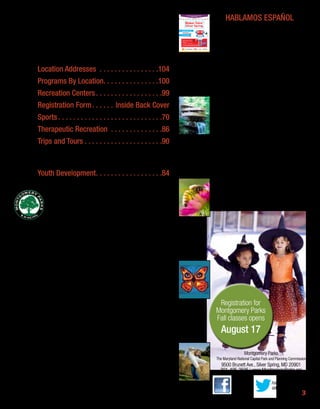 Brochure Inspiration: Spring 2016 Recreation