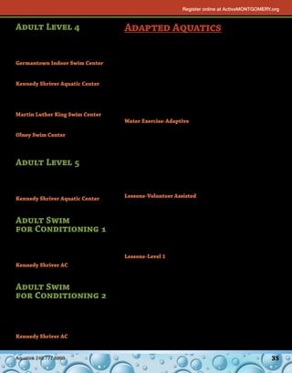 Brochure Inspiration: Spring 2016 Recreation