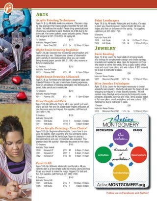 Brochure Inspiration: Spring 2016 Recreation