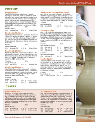 Brochure Inspiration: Spring 2016 Recreation