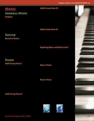 Brochure Inspiration: Spring 2016 Recreation