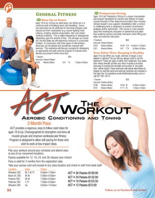 Brochure Inspiration: Spring 2016 Recreation