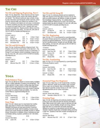 Brochure Inspiration: Spring 2016 Recreation