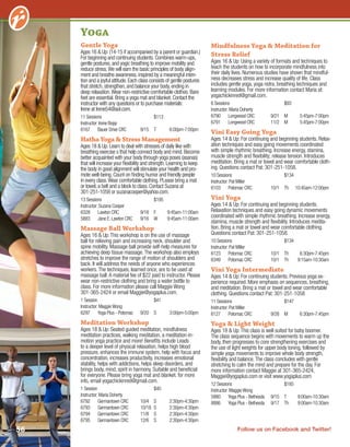 Brochure Inspiration: Spring 2016 Recreation