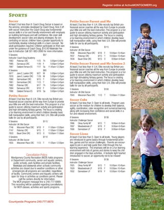 Brochure Inspiration: Spring 2016 Recreation