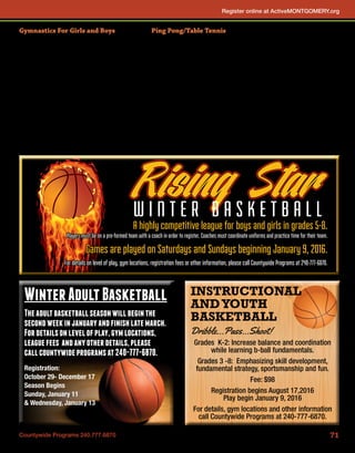 Brochure Inspiration: Spring 2016 Recreation